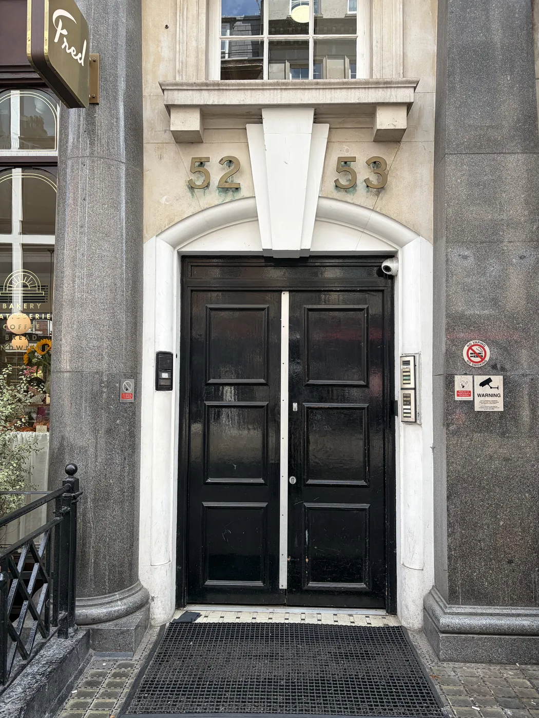 The entrance to Hailey Beauty at 52–53 Margaret Street